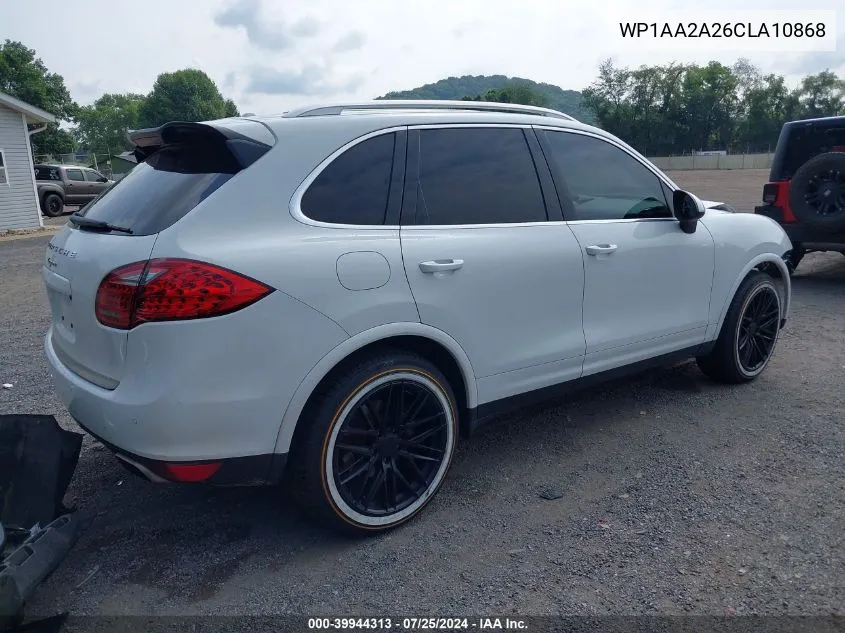 WP1AA2A26CLA10868 2012 Porsche Cayenne