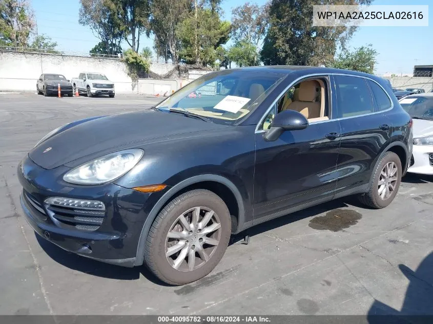 WP1AA2A25CLA02616 2012 Porsche Cayenne