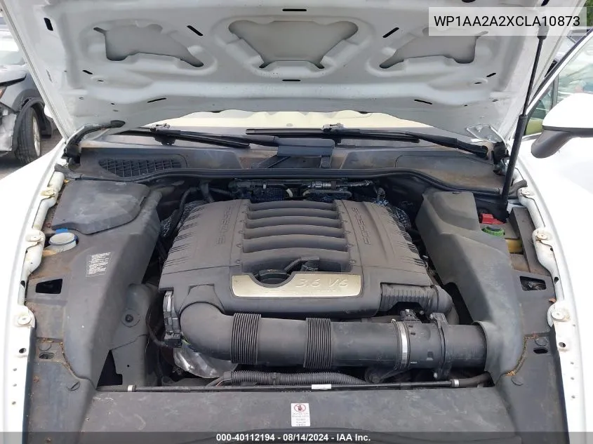 WP1AA2A2XCLA10873 2012 Porsche Cayenne