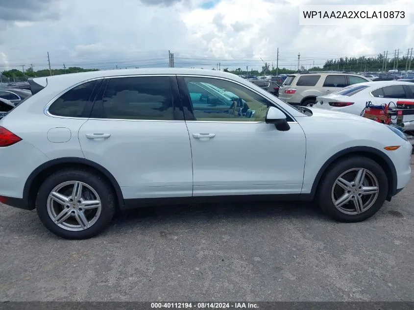 WP1AA2A2XCLA10873 2012 Porsche Cayenne