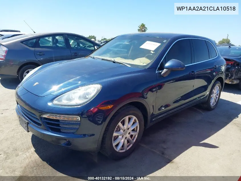 WP1AA2A21CLA10518 2012 Porsche Cayenne