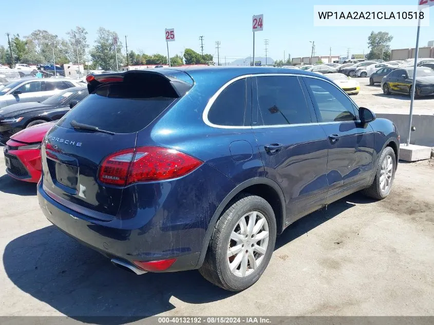 WP1AA2A21CLA10518 2012 Porsche Cayenne