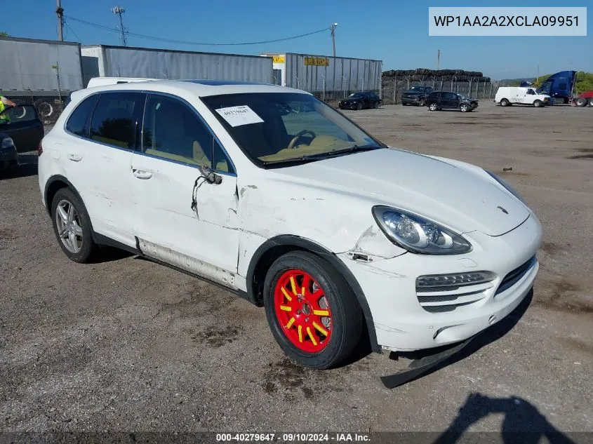 WP1AA2A2XCLA09951 2012 Porsche Cayenne