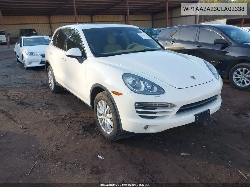 WP1AA2A23CLA02338 2012 Porsche Cayenne