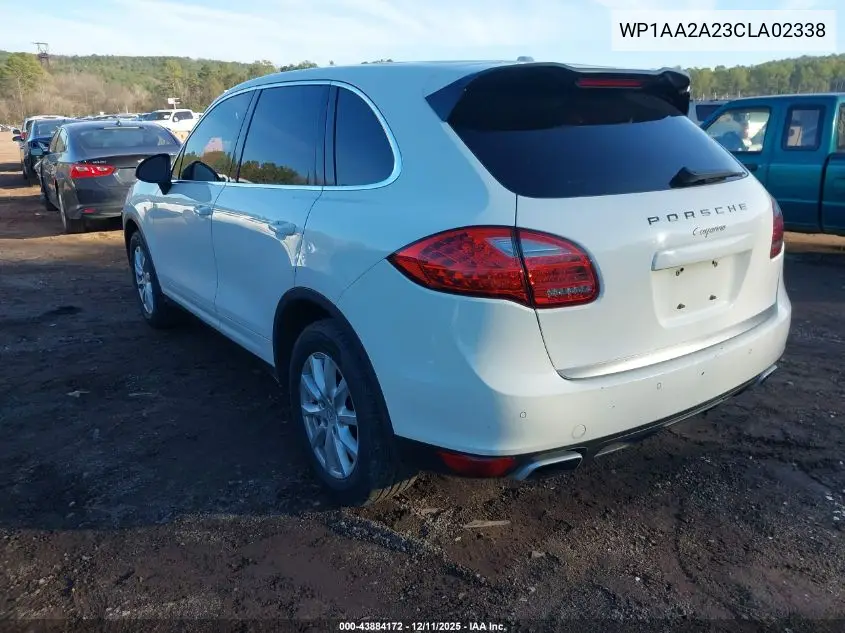 WP1AA2A23CLA02338 2012 Porsche Cayenne