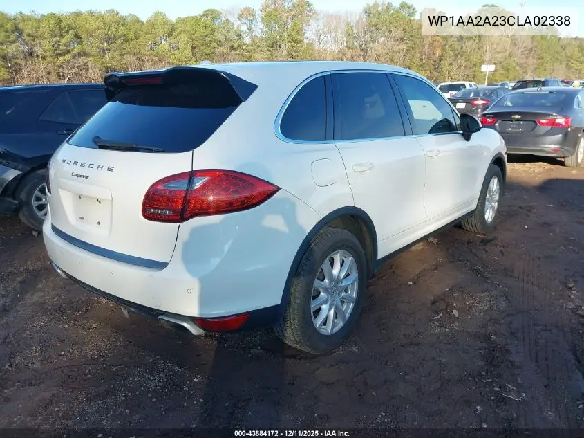 WP1AA2A23CLA02338 2012 Porsche Cayenne