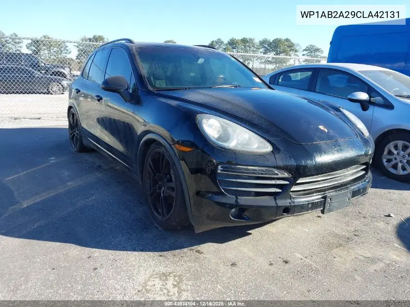WP1AB2A29CLA42131 2012 Porsche Cayenne S