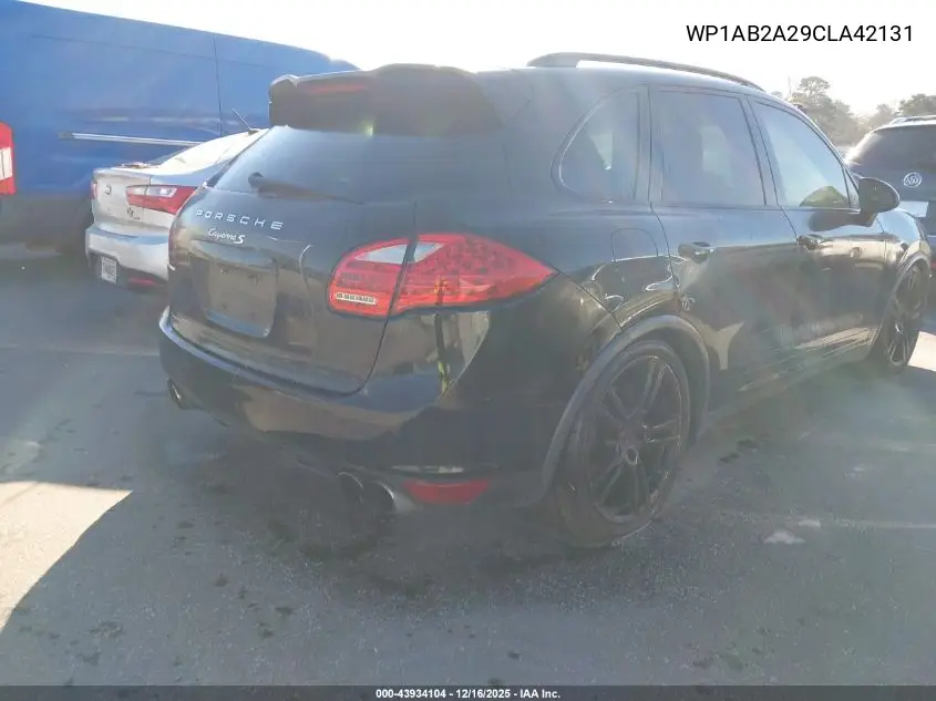 WP1AB2A29CLA42131 2012 Porsche Cayenne S