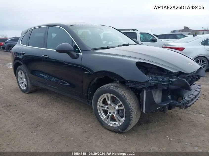 WP1AF2A26DLA43405 2013 Porsche Cayenne