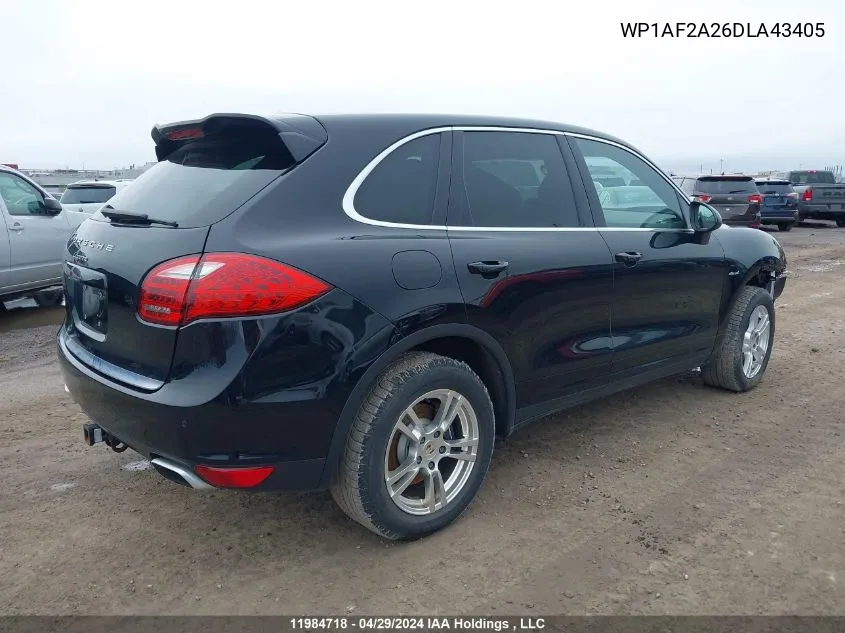 WP1AF2A26DLA43405 2013 Porsche Cayenne