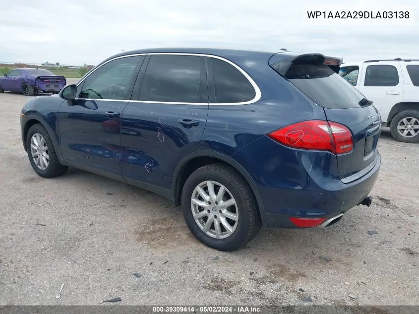 WP1AA2A29DLA03138 2013 Porsche Cayenne