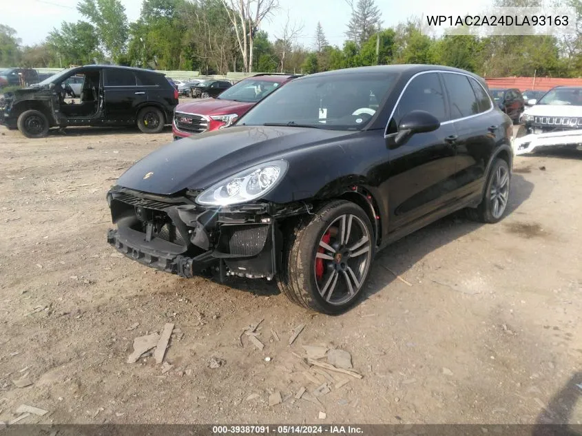 2013 Porsche Cayenne Turbo VIN: WP1AC2A24DLA93163 Lot: 39387091