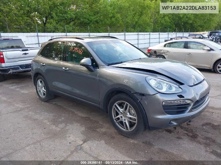 2013 Porsche Cayenne S VIN: WP1AB2A22DLA83153 Lot: 39395161