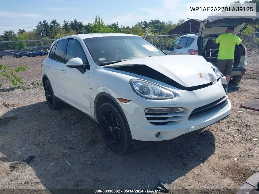 2013 Porsche Cayenne Diesel VIN: WP1AF2A22DLA39125 Lot: 39398582