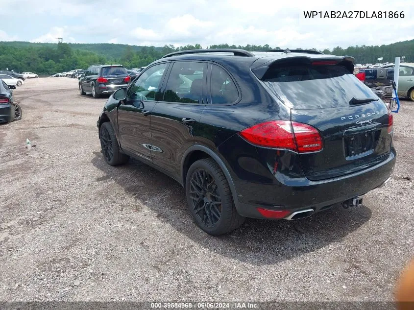 WP1AB2A27DLA81866 2013 Porsche Cayenne S