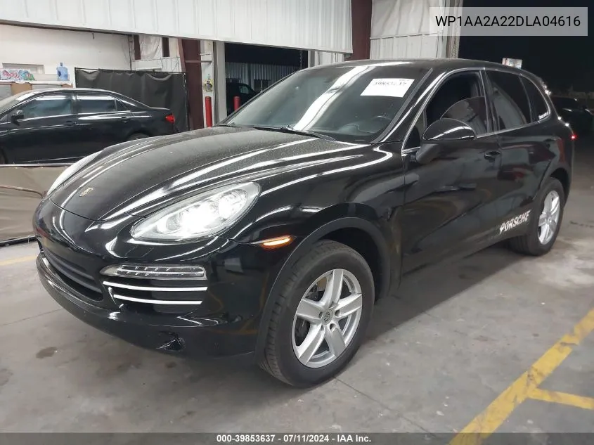 2013 Porsche Cayenne VIN: WP1AA2A22DLA04616 Lot: 39853637