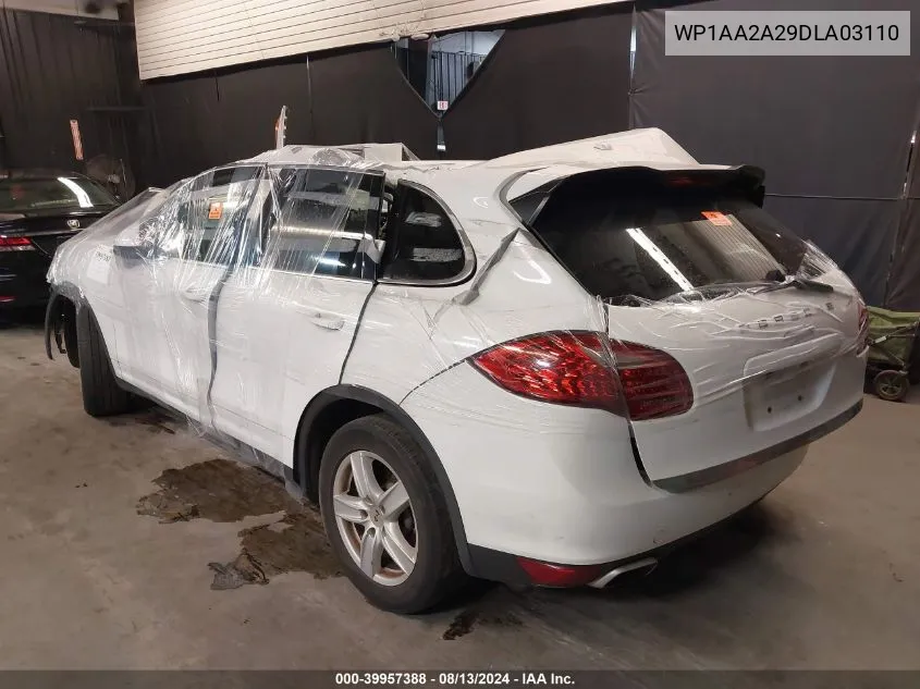 WP1AA2A29DLA03110 2013 Porsche Cayenne