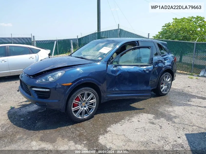 2013 Porsche Cayenne Gts VIN: WP1AD2A22DLA79663 Lot: 39998959