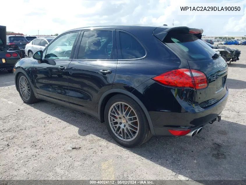 2013 Porsche Cayenne Turbo VIN: WP1AC2A29DLA90050 Lot: 40024112