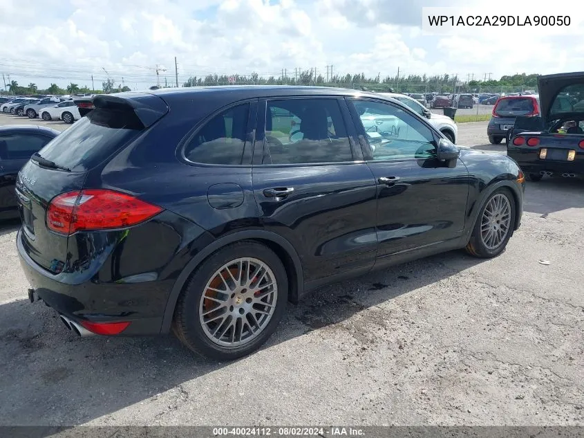 2013 Porsche Cayenne Turbo VIN: WP1AC2A29DLA90050 Lot: 40024112