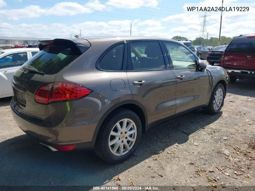 2013 Porsche Cayenne VIN: WP1AA2A24DLA19229 Lot: 40141968