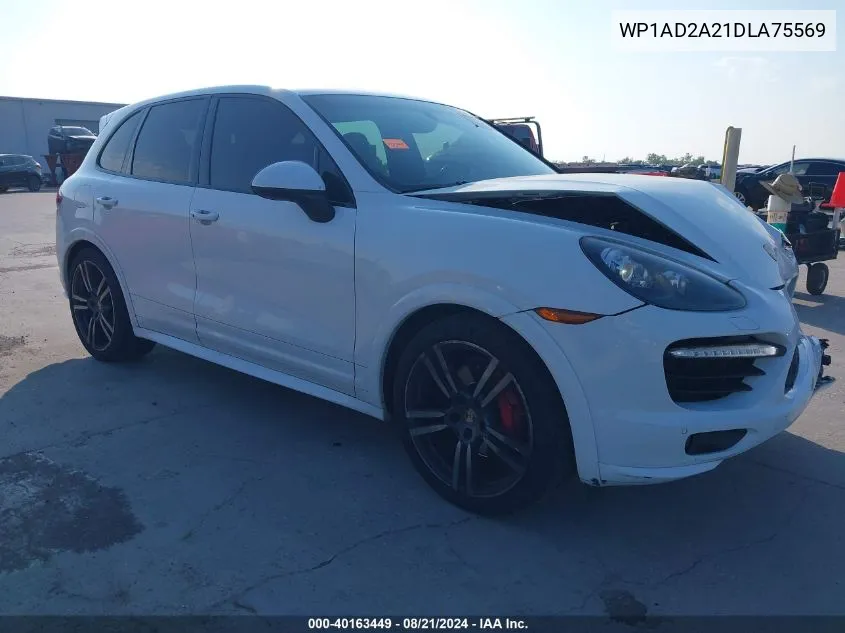 2013 Porsche Cayenne Gts VIN: WP1AD2A21DLA75569 Lot: 40163449