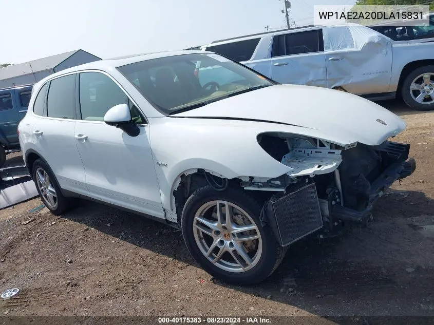 WP1AE2A20DLA15831 2013 Porsche Cayenne Hybrid S