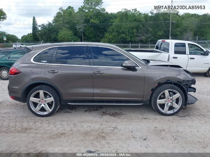 2013 Porsche Cayenne S VIN: WP1AB2A20DLA85953 Lot: 40269070