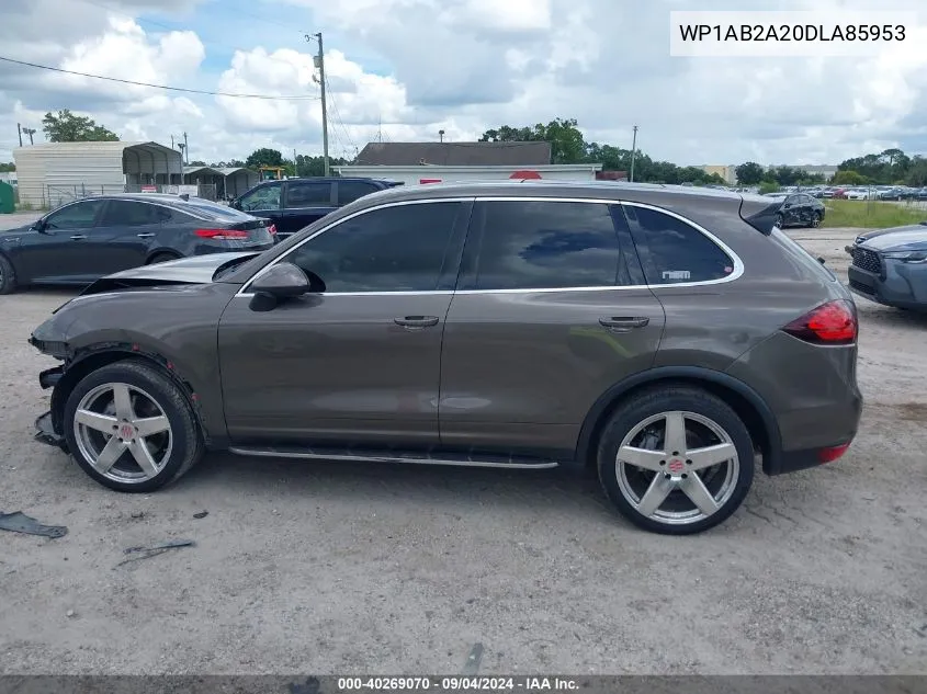 WP1AB2A20DLA85953 2013 Porsche Cayenne S