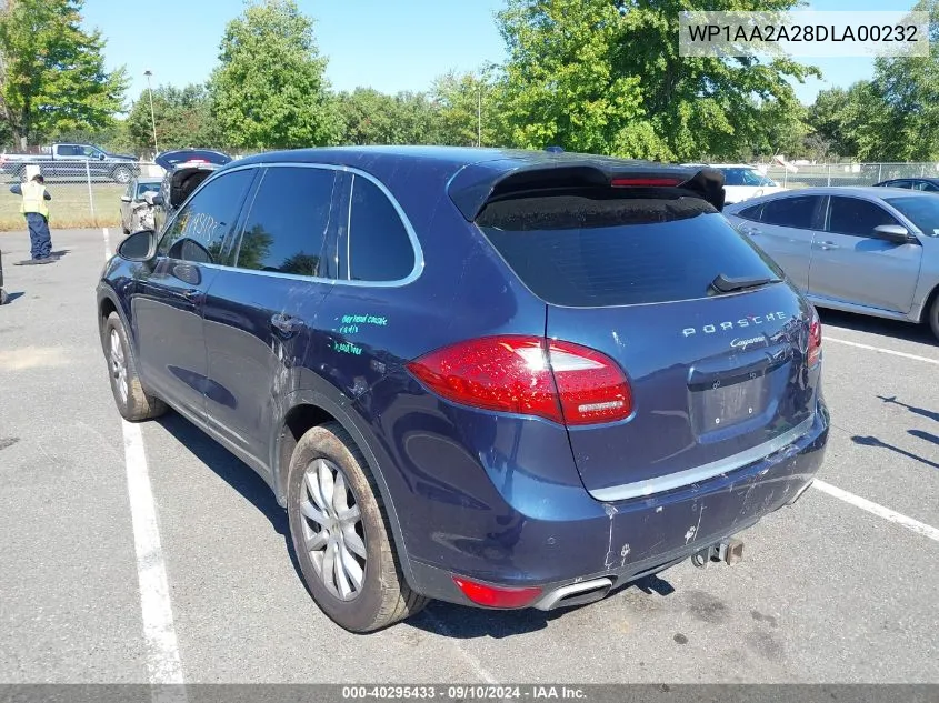 WP1AA2A28DLA00232 2013 Porsche Cayenne