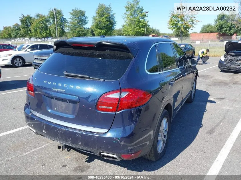 WP1AA2A28DLA00232 2013 Porsche Cayenne