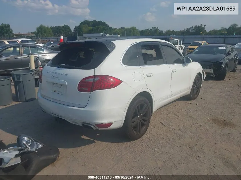 2013 Porsche Cayenne VIN: WP1AA2A23DLA01689 Lot: 40311213