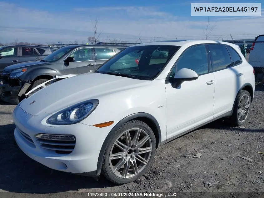 2014 Porsche Cayenne VIN: WP1AF2A20ELA45197 Lot: 11973453