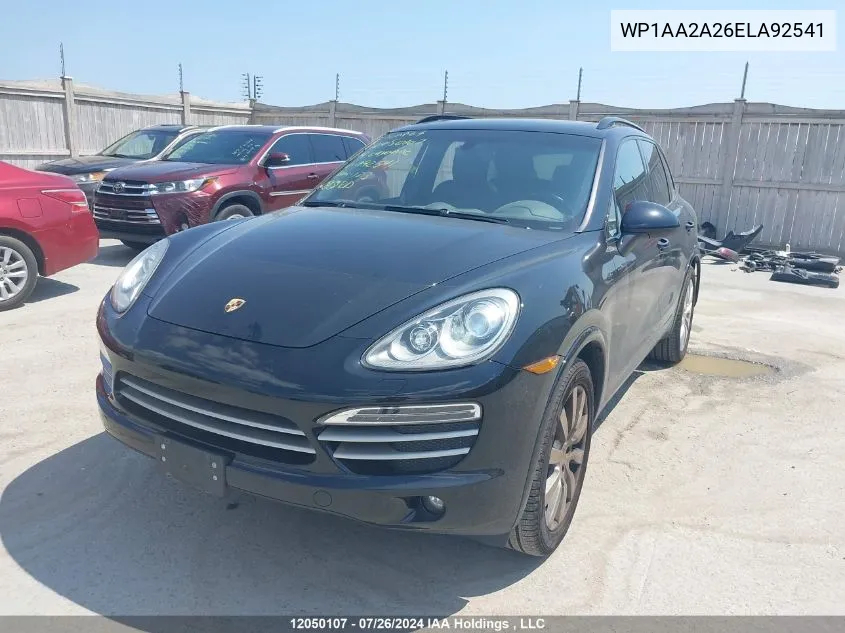 2014 Porsche Cayenne VIN: WP1AA2A26ELA92541 Lot: 12050107