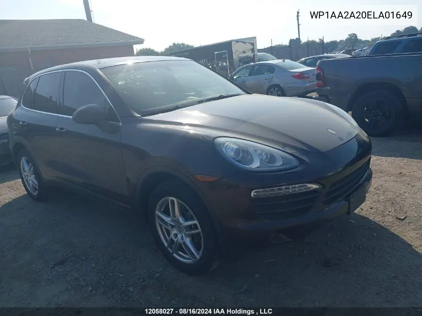 WP1AA2A20ELA01649 2014 Porsche Cayenne