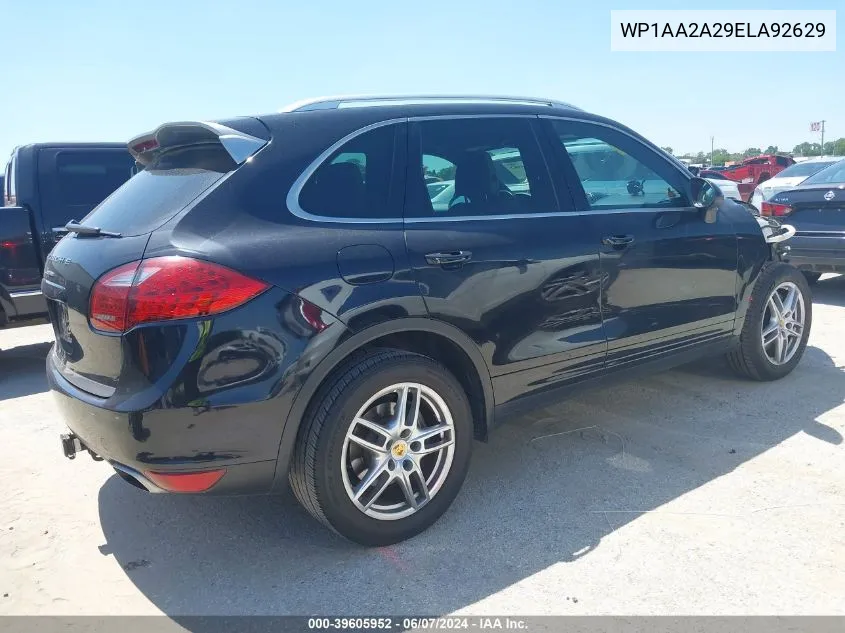 2014 Porsche Cayenne Platinum Edition VIN: WP1AA2A29ELA92629 Lot: 39605952