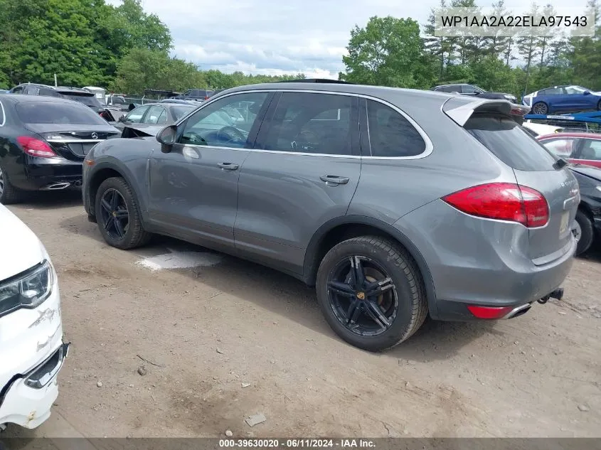 2014 Porsche Cayenne Platinum Edition VIN: WP1AA2A22ELA97543 Lot: 39630020