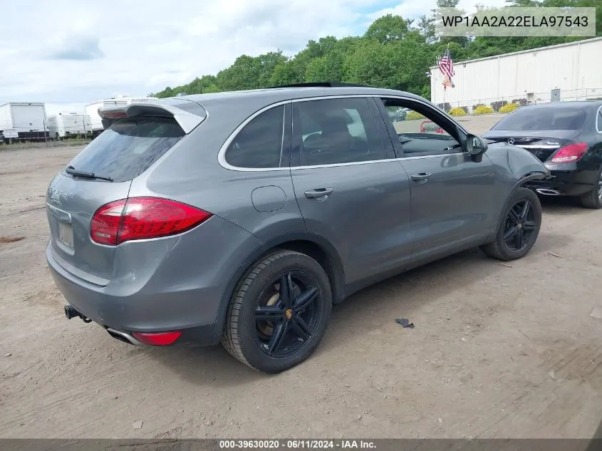 2014 Porsche Cayenne Platinum Edition VIN: WP1AA2A22ELA97543 Lot: 39630020