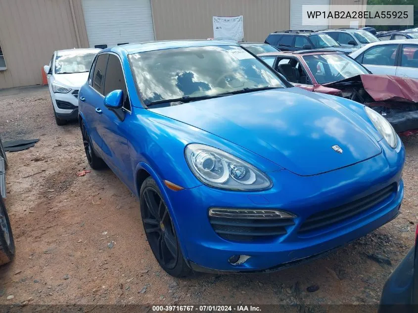 2014 Porsche Cayenne S VIN: WP1AB2A28ELA55925 Lot: 39716767