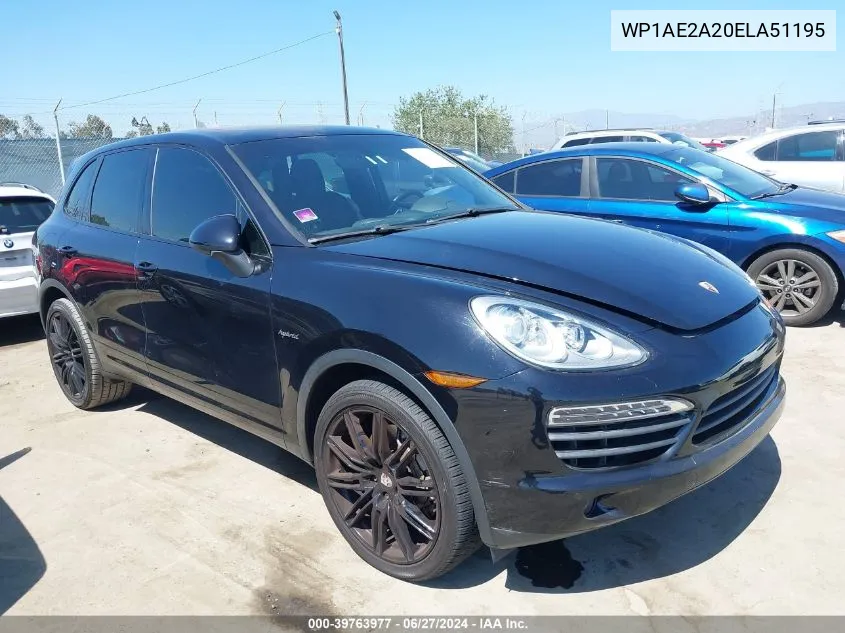 WP1AE2A20ELA51195 2014 Porsche Cayenne Hybrid S