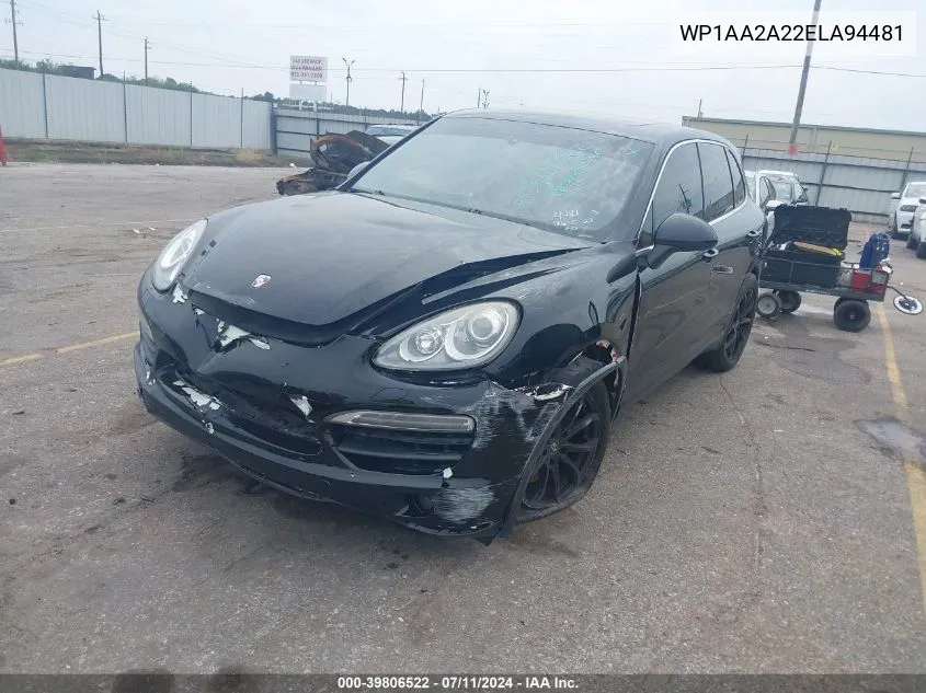 WP1AA2A22ELA94481 2014 Porsche Cayenne Platinum Edition