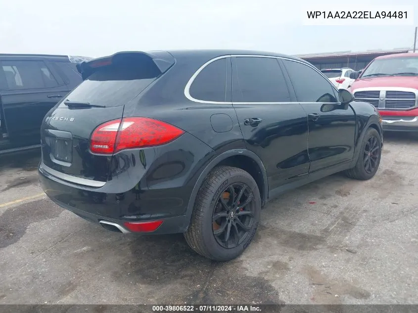 WP1AA2A22ELA94481 2014 Porsche Cayenne Platinum Edition