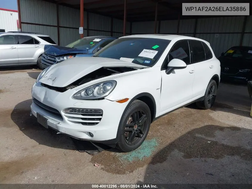 2014 Porsche Cayenne Diesel VIN: WP1AF2A26ELA35886 Lot: 40012295