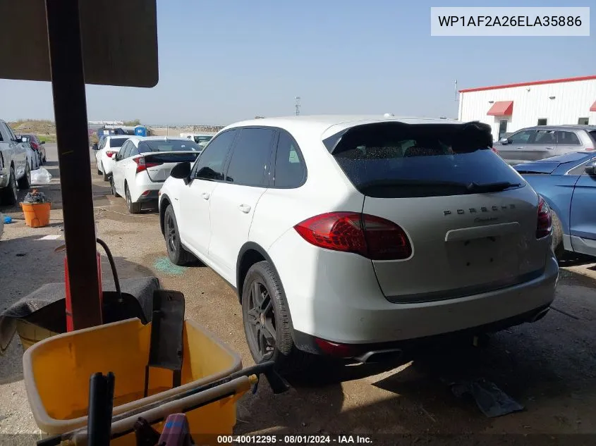 WP1AF2A26ELA35886 2014 Porsche Cayenne Diesel