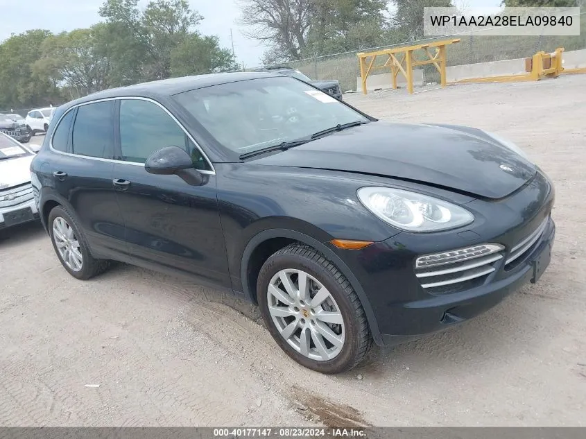 2014 Porsche Cayenne Platinum Edition VIN: WP1AA2A28ELA09840 Lot: 40177147