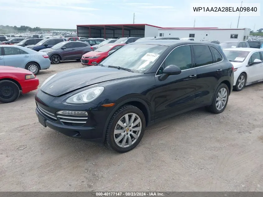 2014 Porsche Cayenne Platinum Edition VIN: WP1AA2A28ELA09840 Lot: 40177147