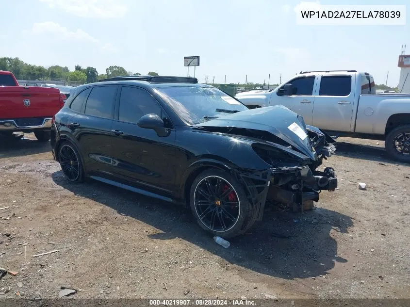 WP1AD2A27ELA78039 2014 Porsche Cayenne Gts