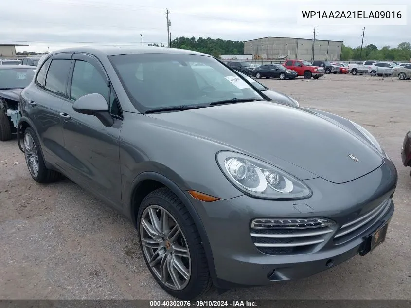 2014 Porsche Cayenne VIN: WP1AA2A21ELA09016 Lot: 40302076