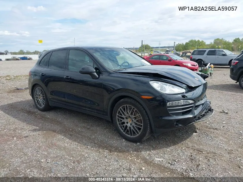 2014 Porsche Cayenne S VIN: WP1AB2A25ELA59057 Lot: 40343374