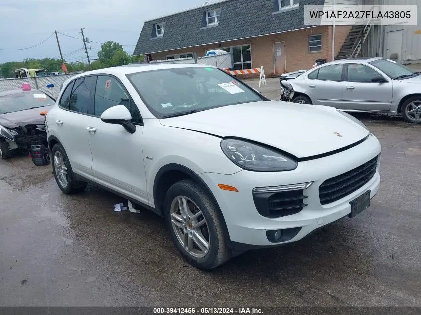 2015 Porsche Cayenne Diesel VIN: WP1AF2A27FLA43805 Lot: 39412456